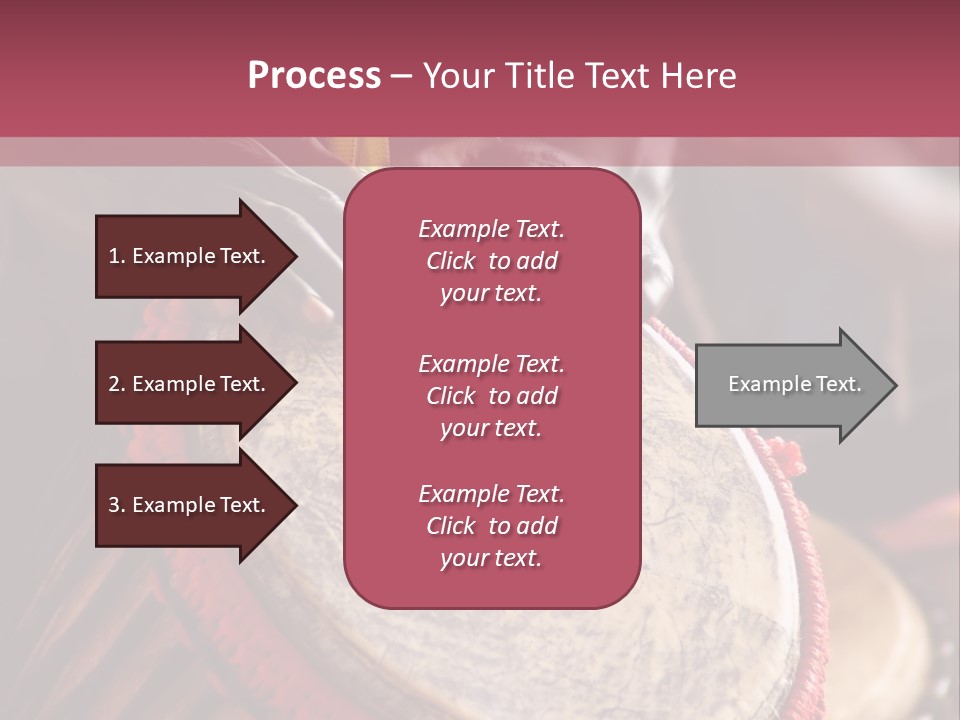 Rhythm Ceremony Drum PowerPoint Template