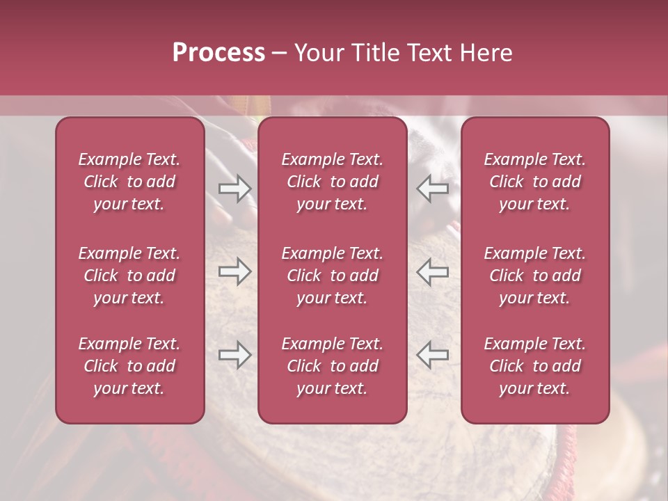 Rhythm Ceremony Drum PowerPoint Template