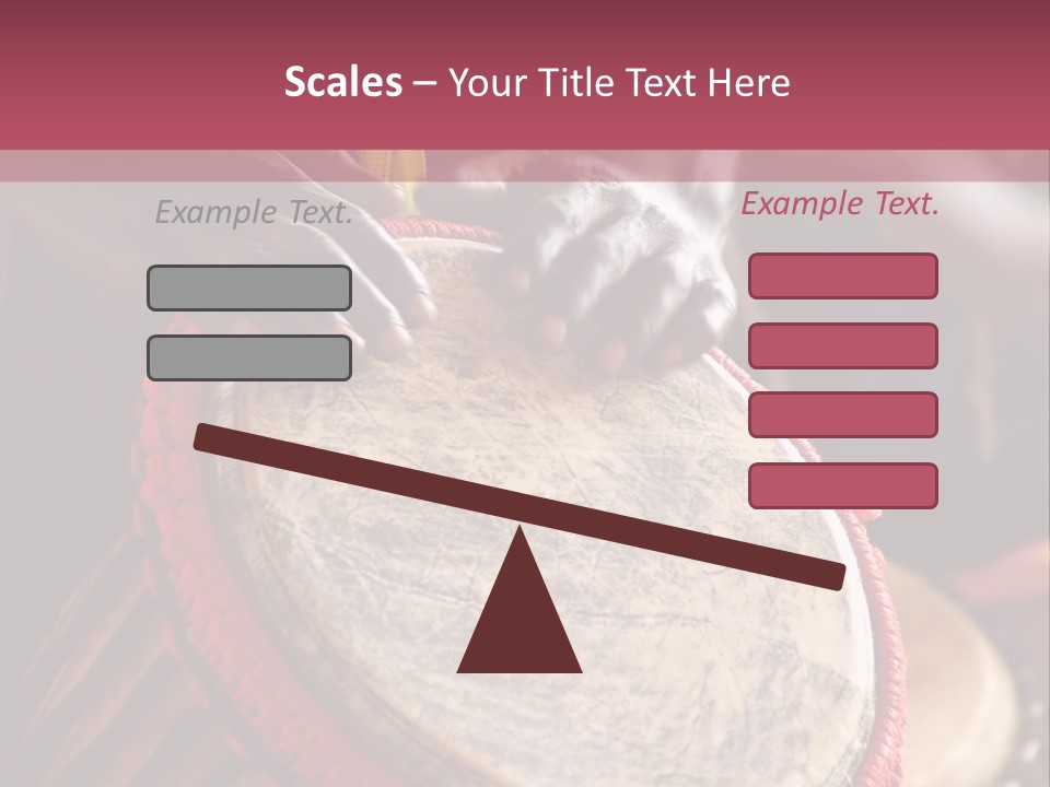 Rhythm Ceremony Drum PowerPoint Template