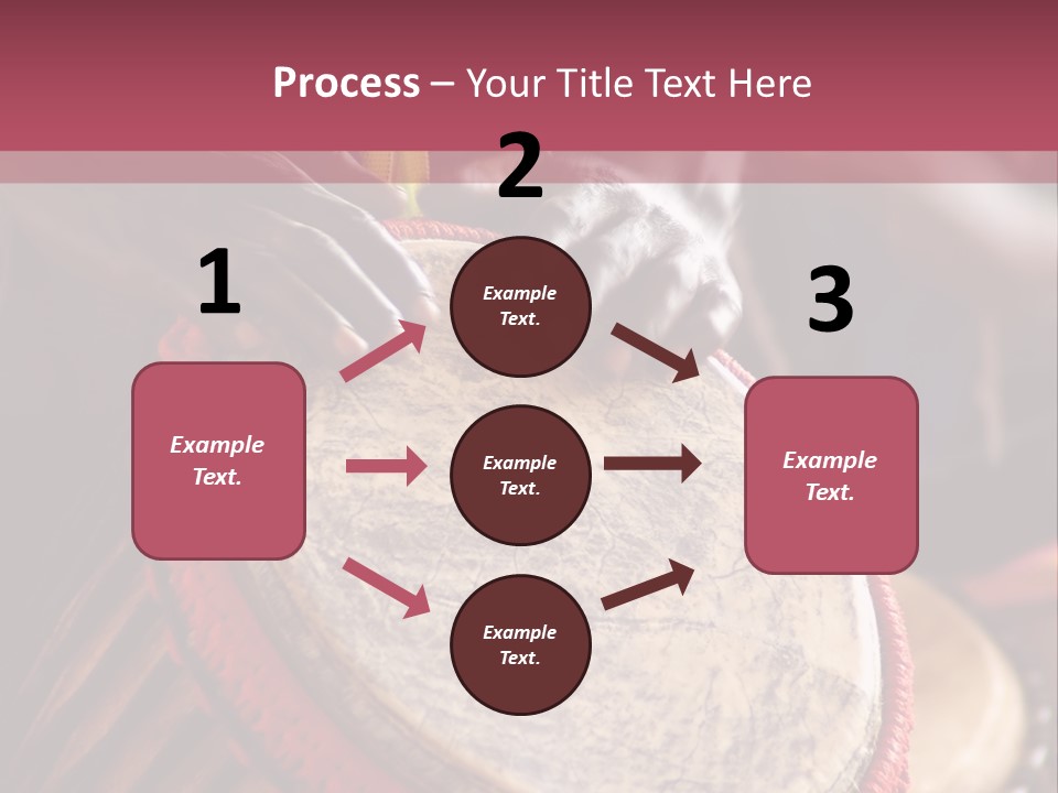 Rhythm Ceremony Drum PowerPoint Template