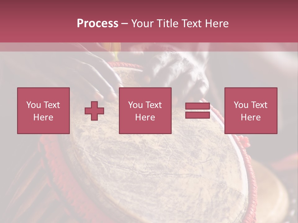 Rhythm Ceremony Drum PowerPoint Template