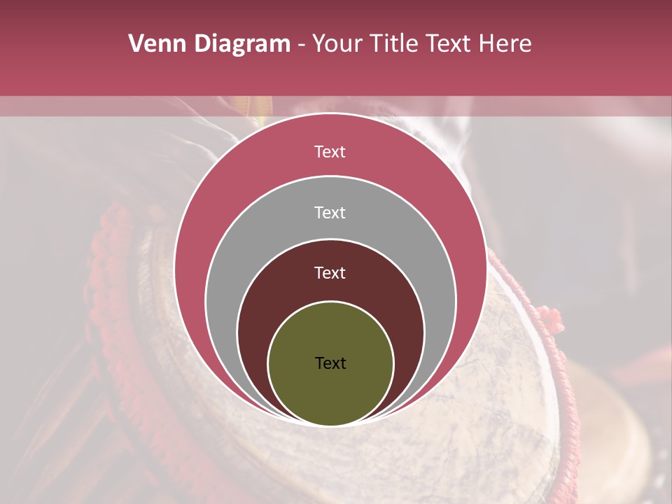 Rhythm Ceremony Drum PowerPoint Template
