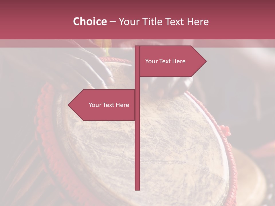 Rhythm Ceremony Drum PowerPoint Template