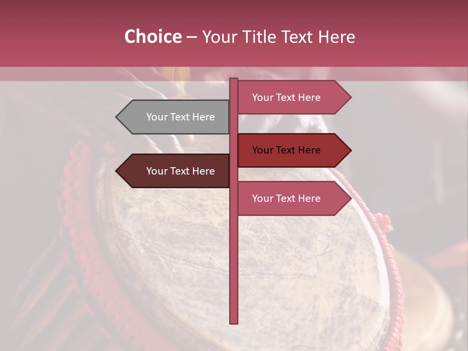Rhythm Ceremony Drum PowerPoint Template
