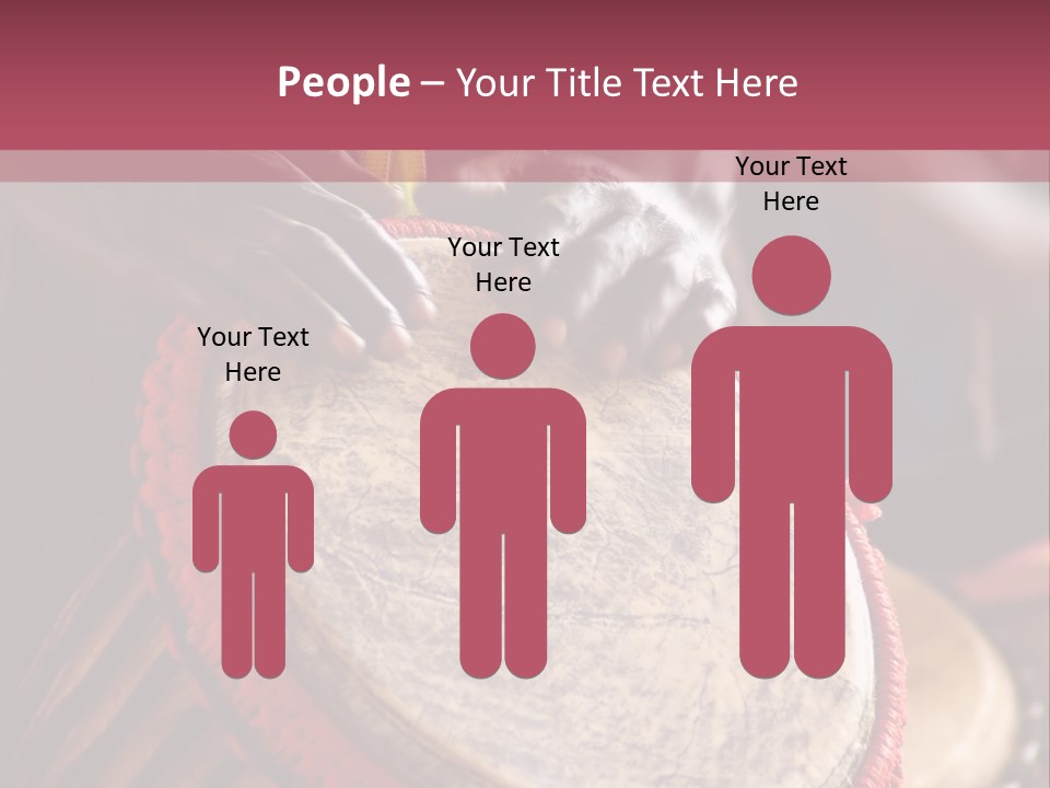 Rhythm Ceremony Drum PowerPoint Template