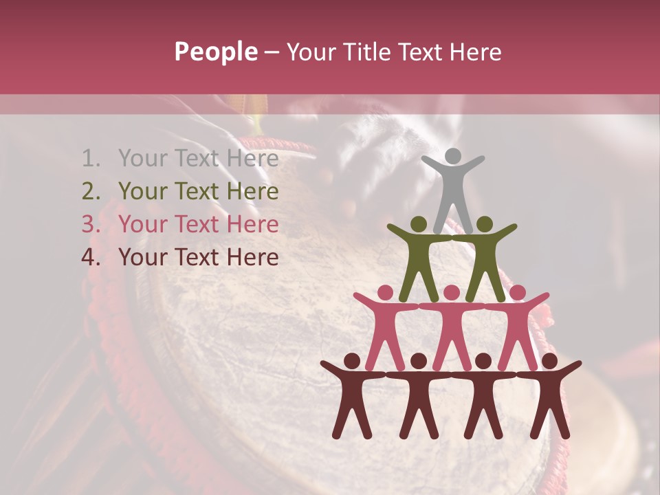 Rhythm Ceremony Drum PowerPoint Template
