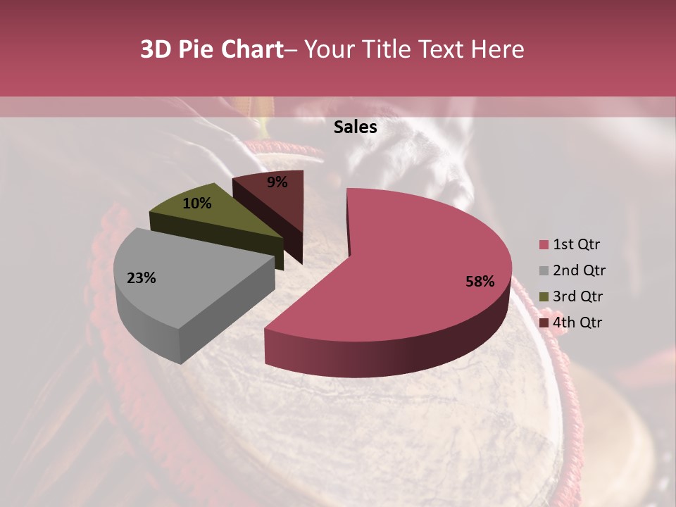 Rhythm Ceremony Drum PowerPoint Template