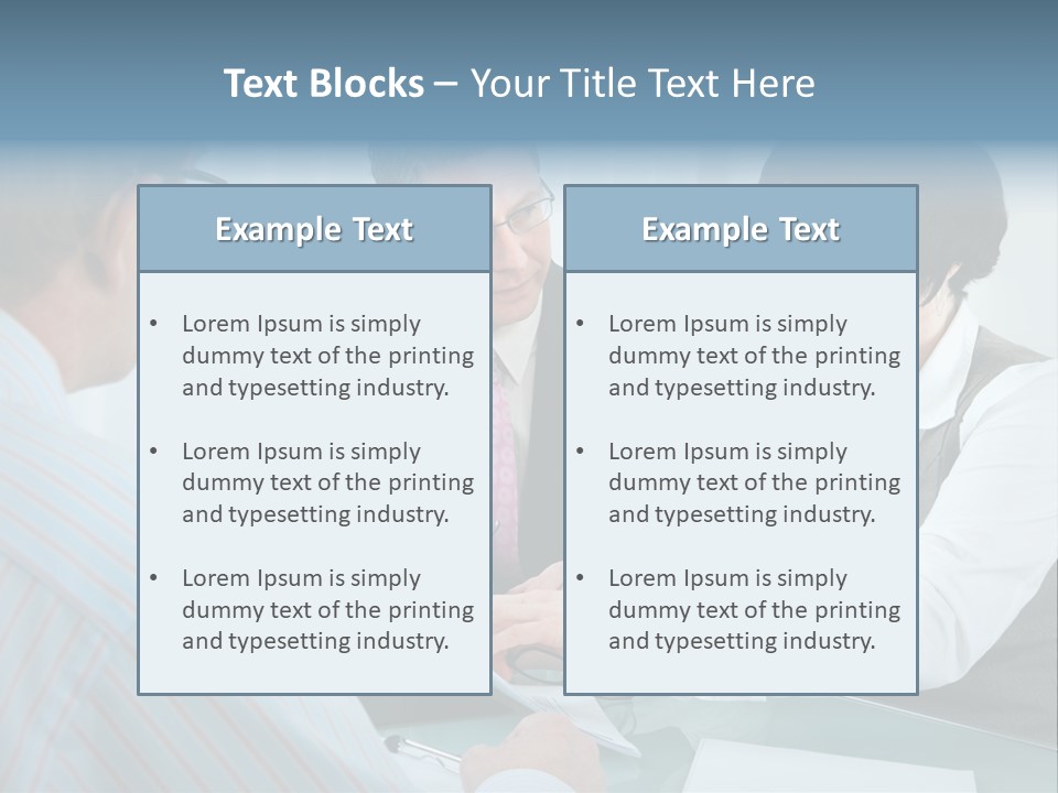 Trust Divorce Problems PowerPoint Template