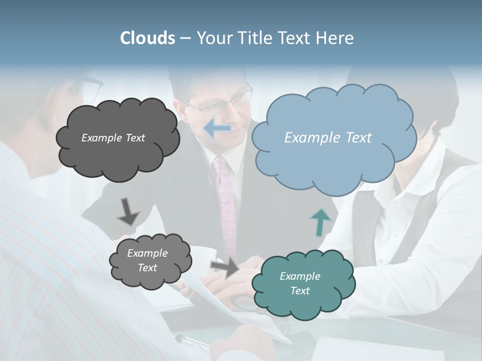 Trust Divorce Problems PowerPoint Template