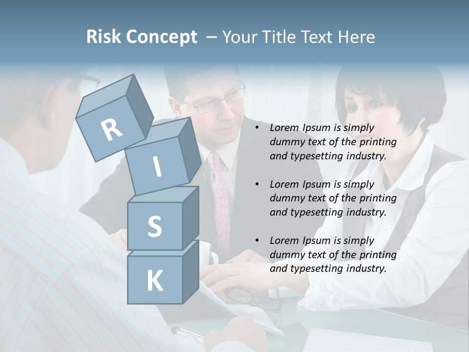 Trust Divorce Problems PowerPoint Template