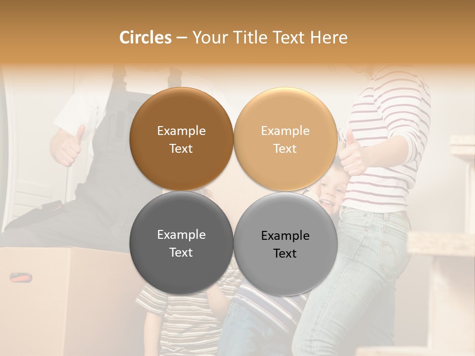 Standing Unpack Wife PowerPoint Template