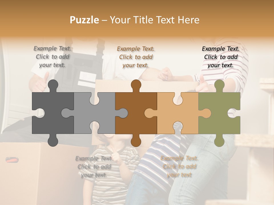 Standing Unpack Wife PowerPoint Template
