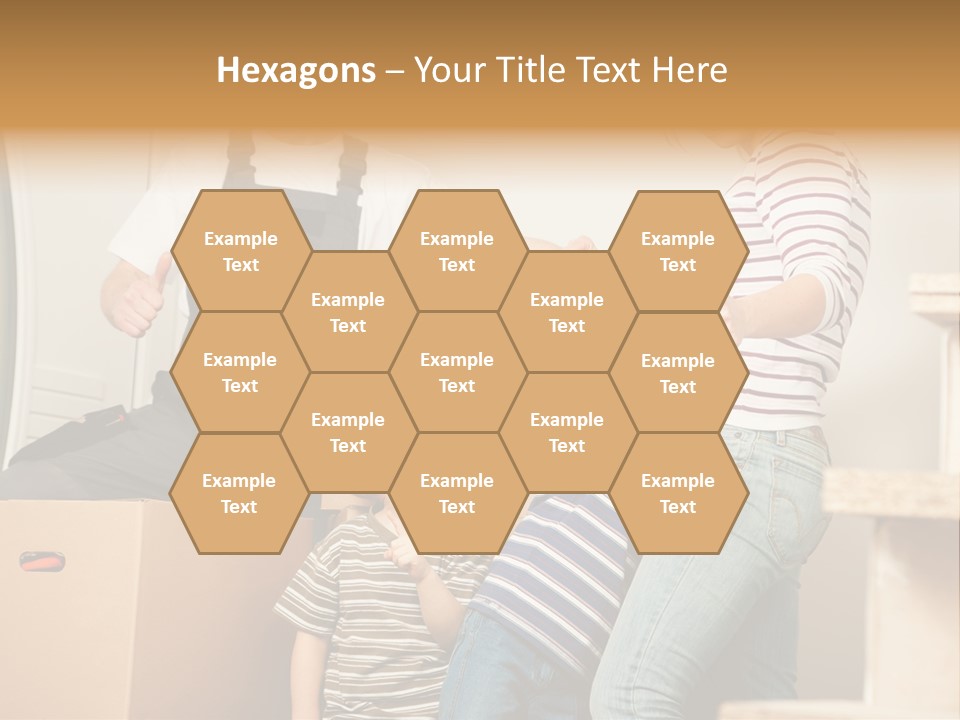 Standing Unpack Wife PowerPoint Template