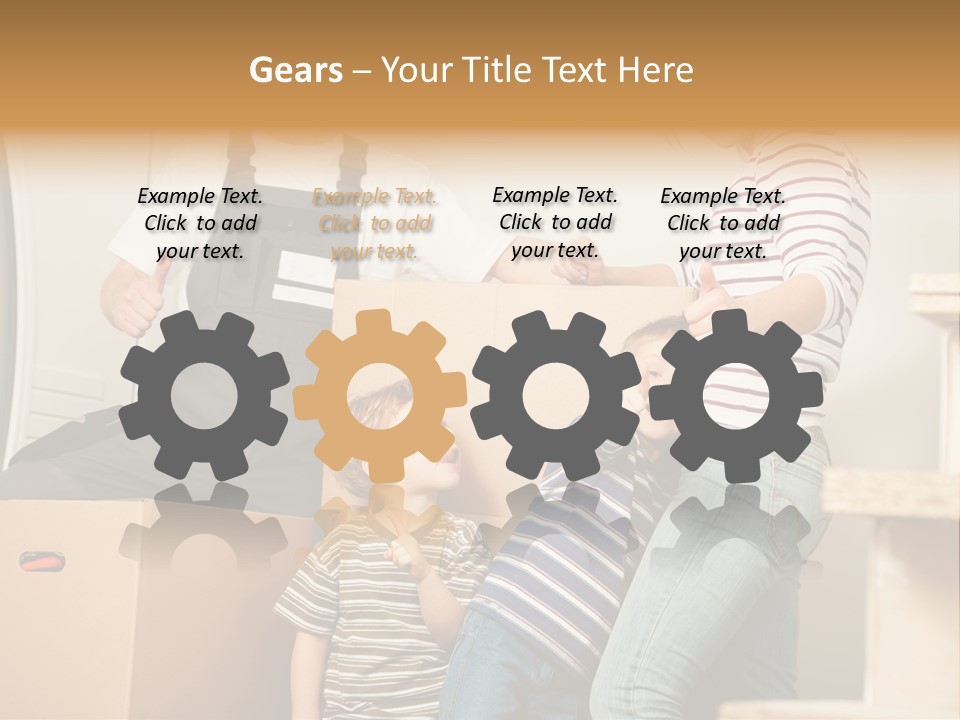 Standing Unpack Wife PowerPoint Template