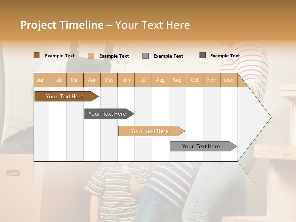 Standing Unpack Wife PowerPoint Template
