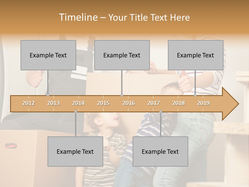 Standing Unpack Wife PowerPoint Template