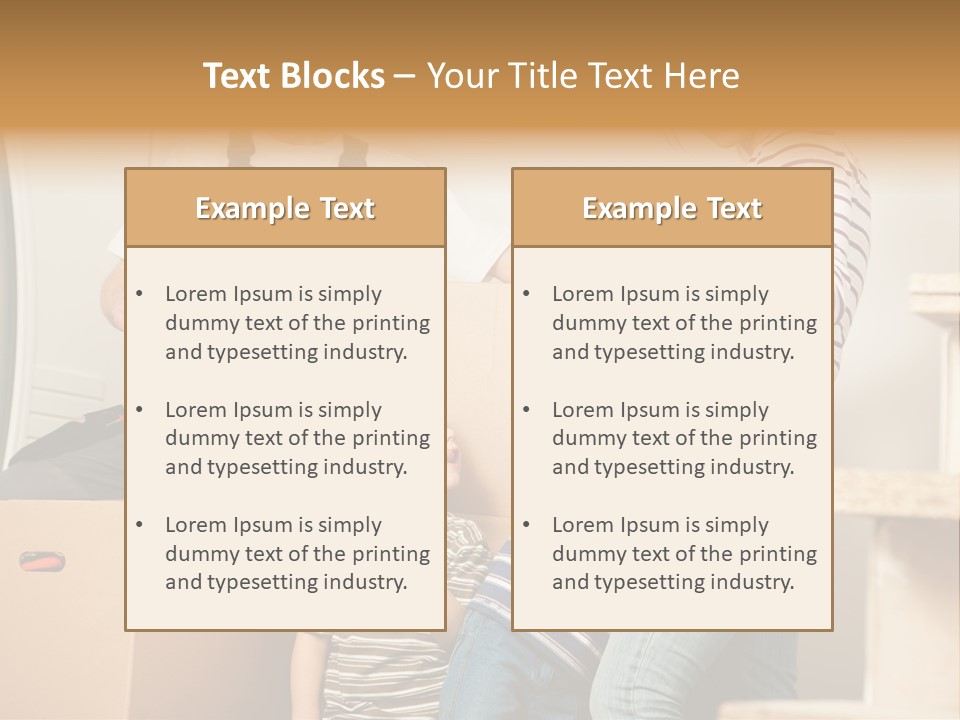 Standing Unpack Wife PowerPoint Template