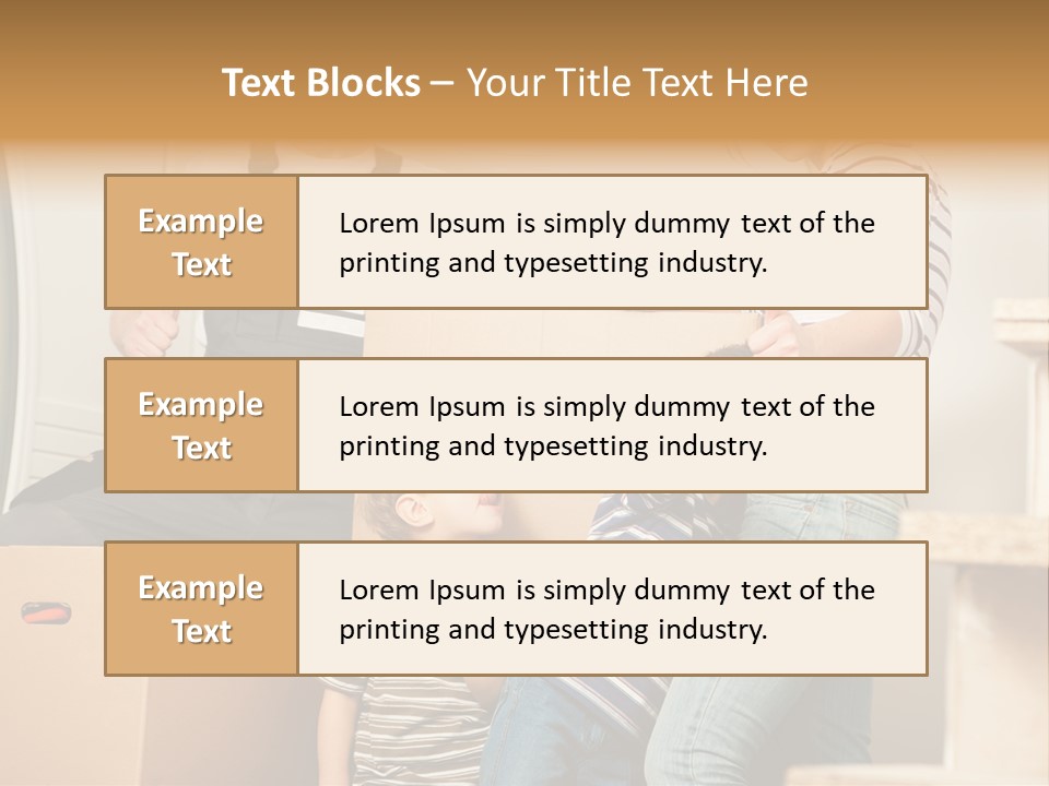 Standing Unpack Wife PowerPoint Template