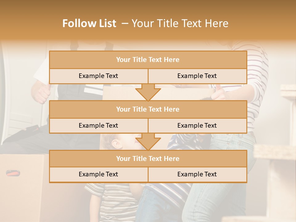 Standing Unpack Wife PowerPoint Template