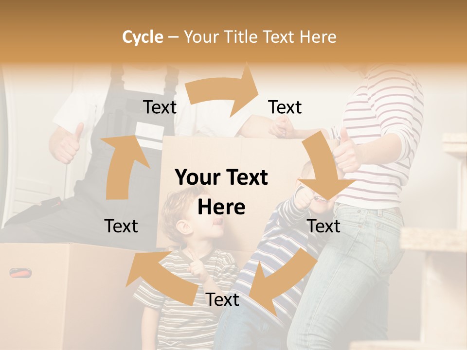 Standing Unpack Wife PowerPoint Template