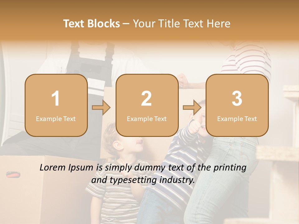 Standing Unpack Wife PowerPoint Template