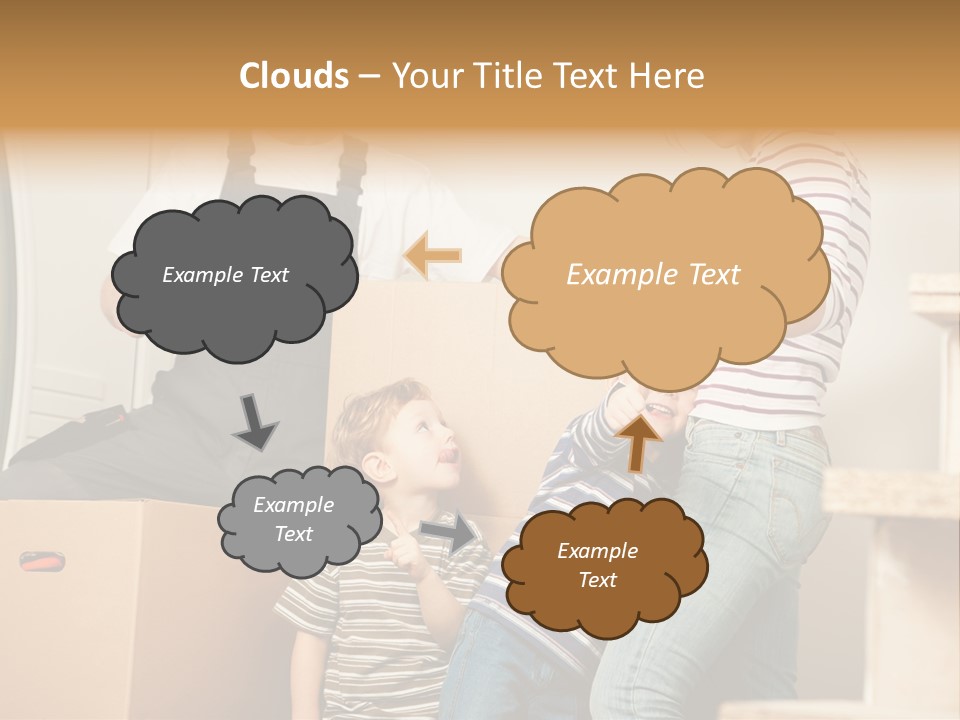 Standing Unpack Wife PowerPoint Template