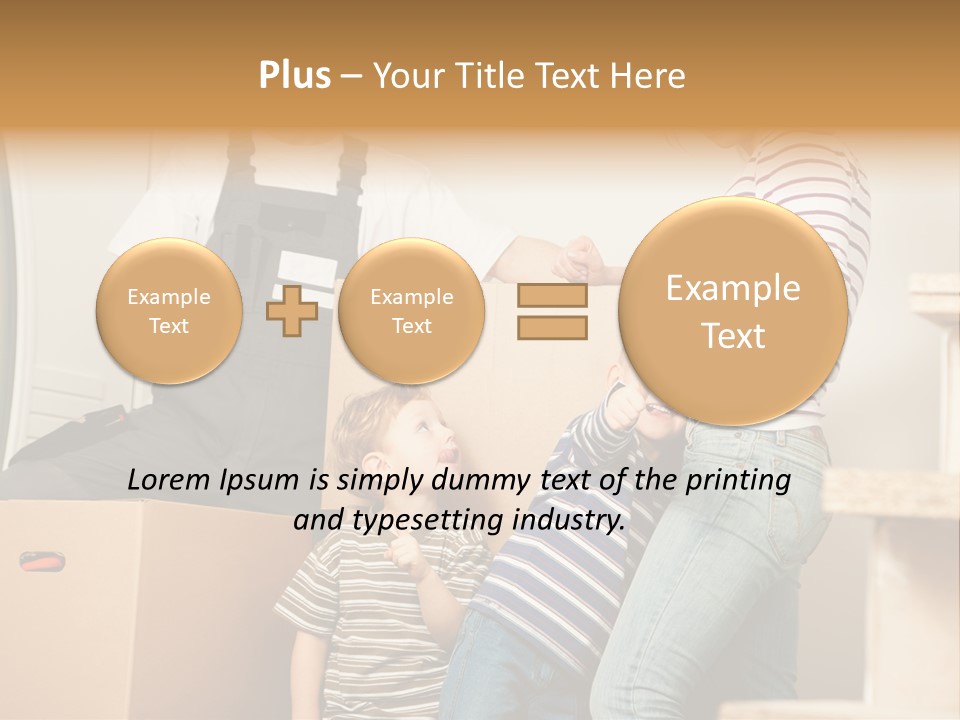 Standing Unpack Wife PowerPoint Template