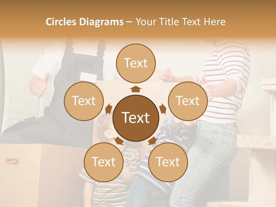 Standing Unpack Wife PowerPoint Template