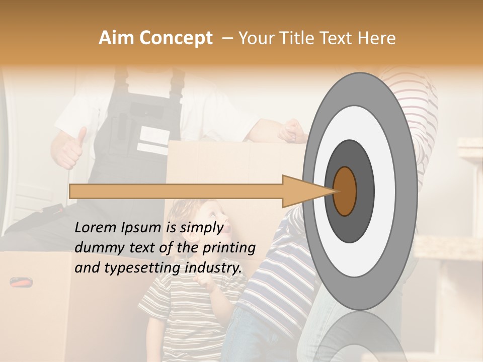 Standing Unpack Wife PowerPoint Template