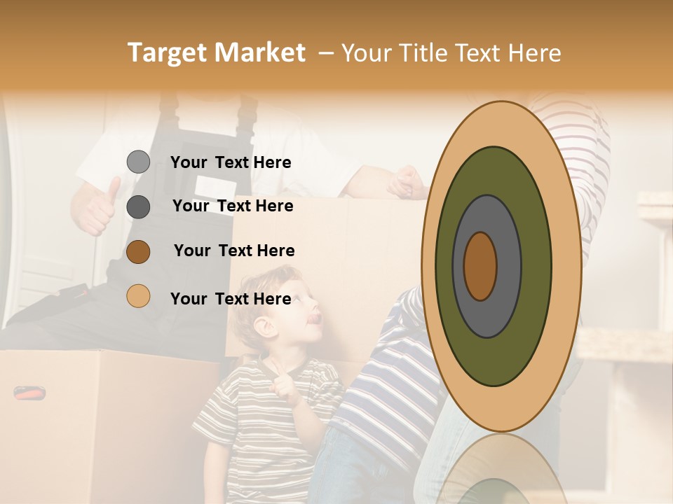 Standing Unpack Wife PowerPoint Template