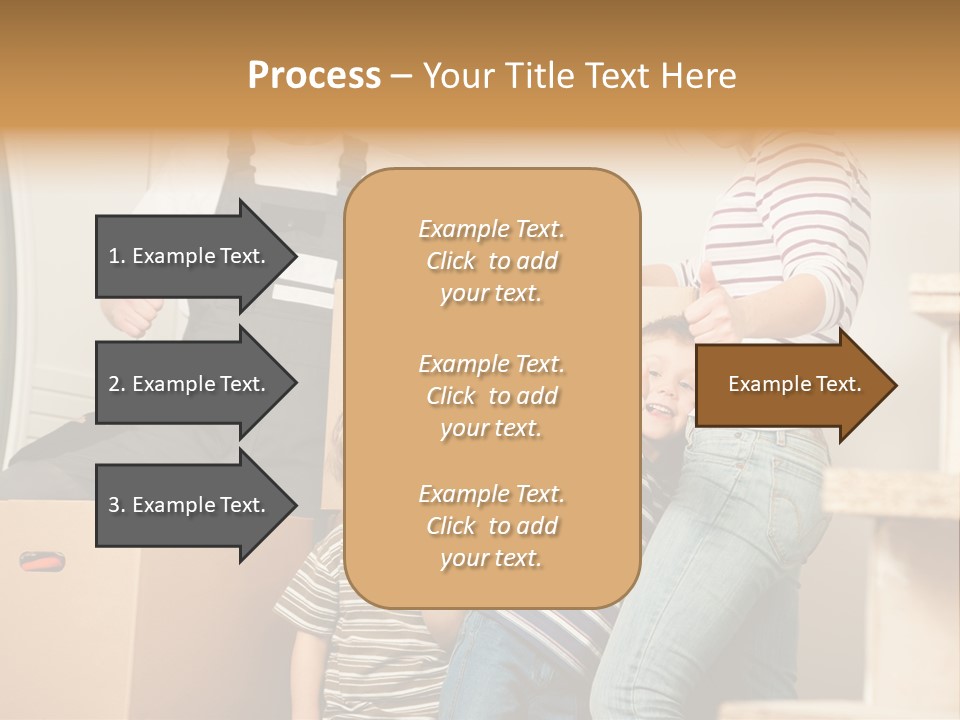 Standing Unpack Wife PowerPoint Template