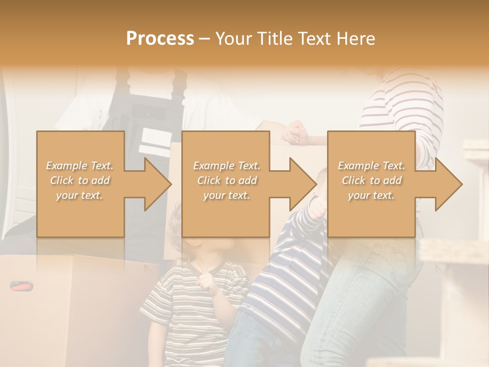 Standing Unpack Wife PowerPoint Template