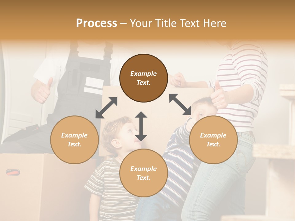 Standing Unpack Wife PowerPoint Template