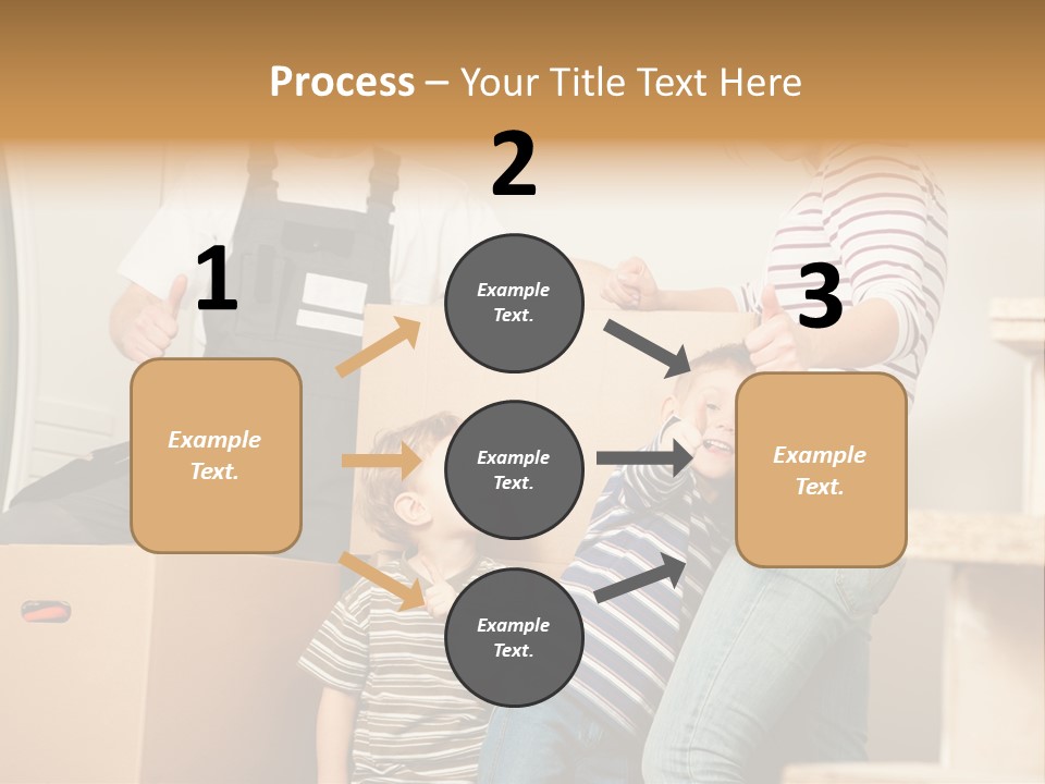Standing Unpack Wife PowerPoint Template