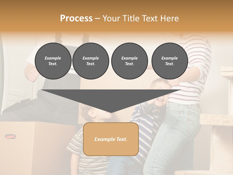 Standing Unpack Wife PowerPoint Template