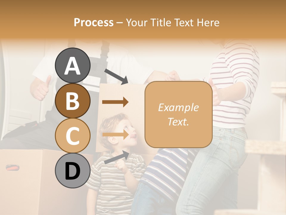 Standing Unpack Wife PowerPoint Template