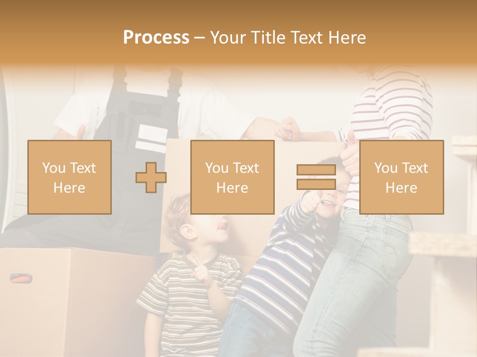 Standing Unpack Wife PowerPoint Template