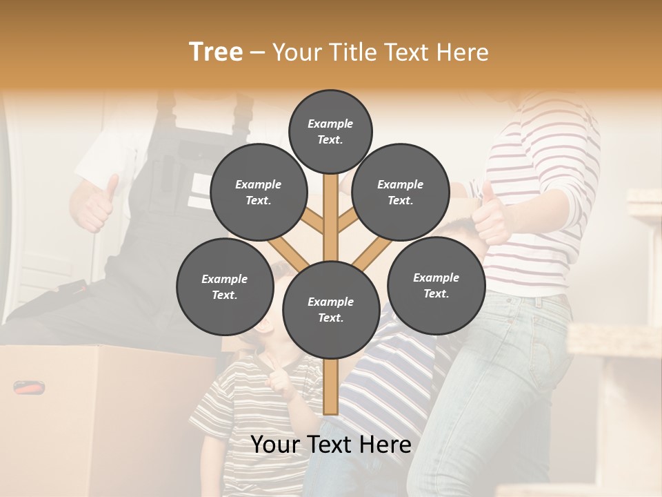 Standing Unpack Wife PowerPoint Template