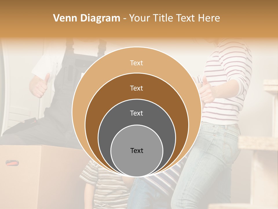 Standing Unpack Wife PowerPoint Template