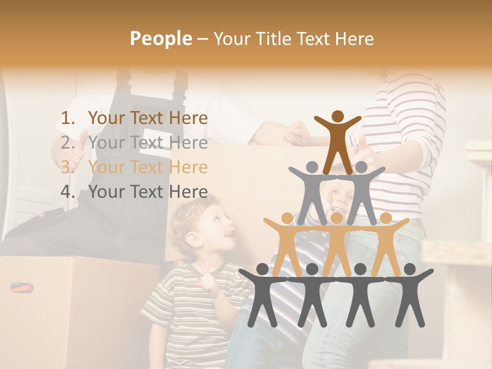 Standing Unpack Wife PowerPoint Template