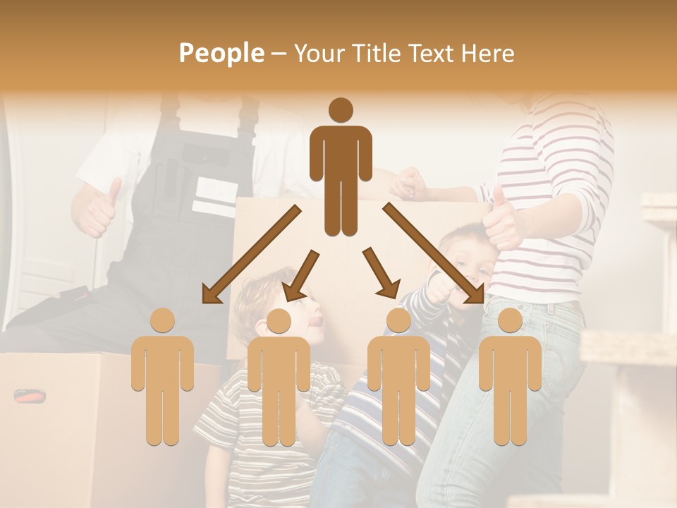 Standing Unpack Wife PowerPoint Template