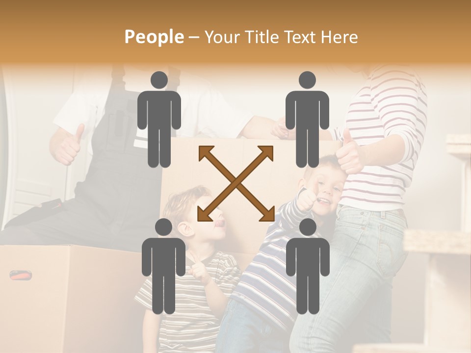 Standing Unpack Wife PowerPoint Template