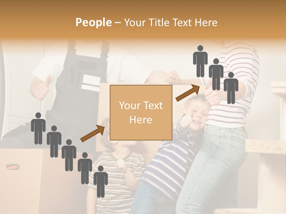 Standing Unpack Wife PowerPoint Template