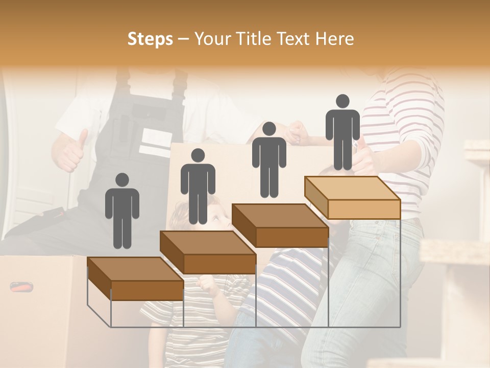 Standing Unpack Wife PowerPoint Template