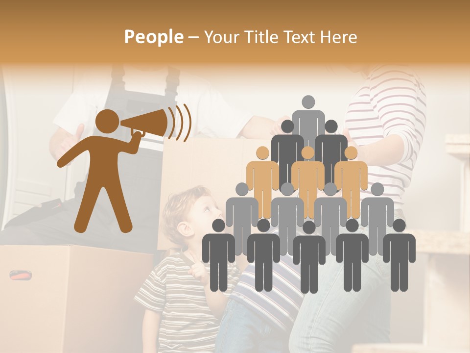 Standing Unpack Wife PowerPoint Template