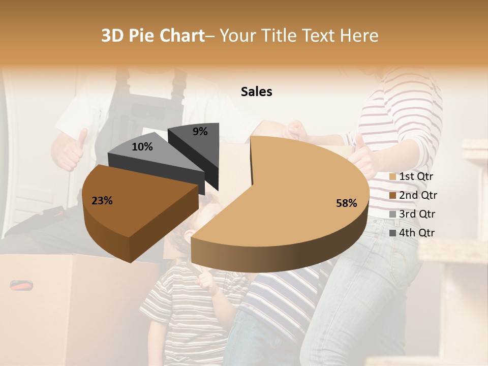 Standing Unpack Wife PowerPoint Template