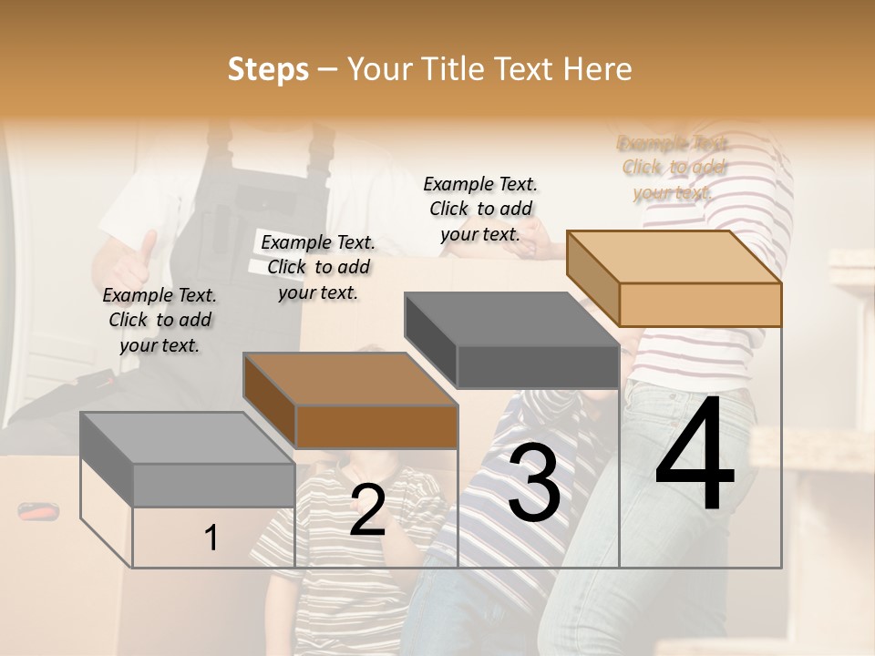 Standing Unpack Wife PowerPoint Template