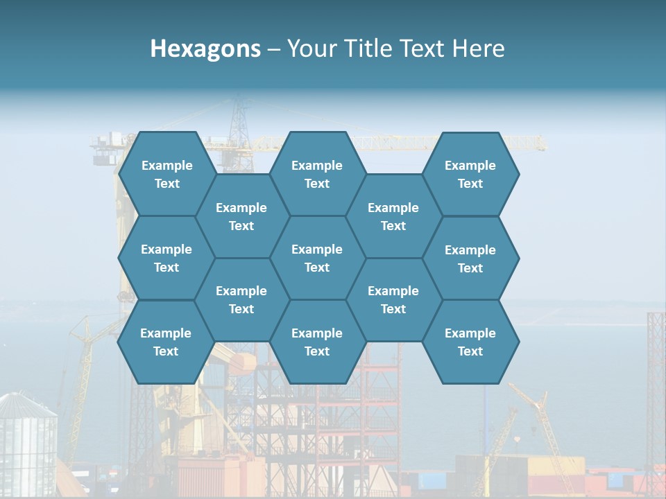 Blue Trade Scrap PowerPoint Template