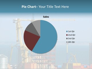 Blue Trade Scrap PowerPoint Template