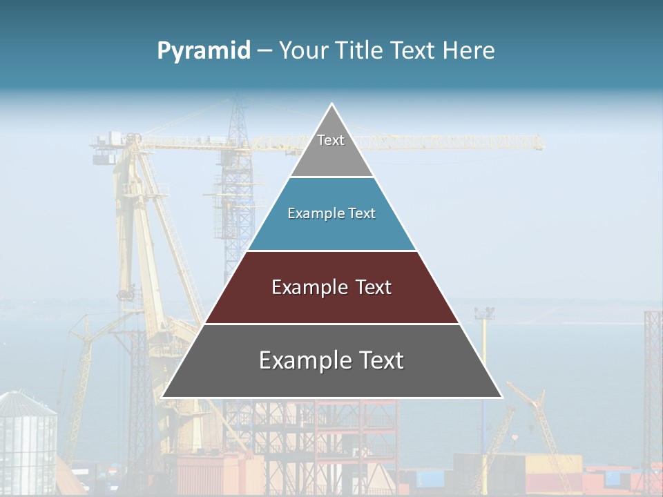 Blue Trade Scrap PowerPoint Template